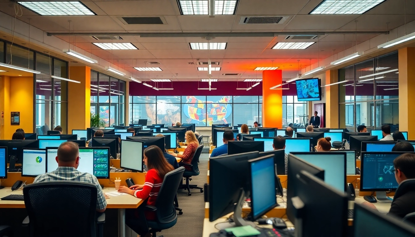 Engaged agents at call centers in Tijuana Mexico providing excellent customer service.