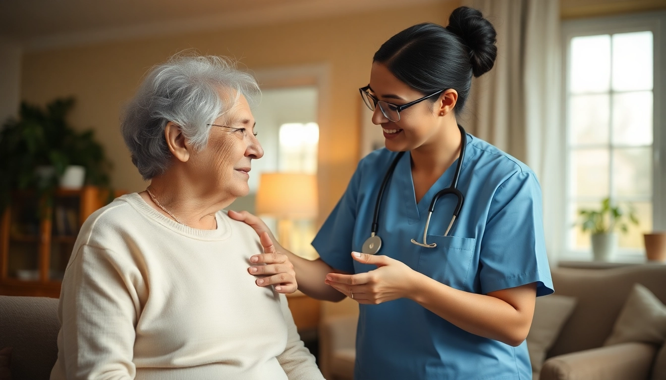 Dedicated ambulanter pflegedienst castrop rauxel caregiver provides compassionate support to an elderly client.