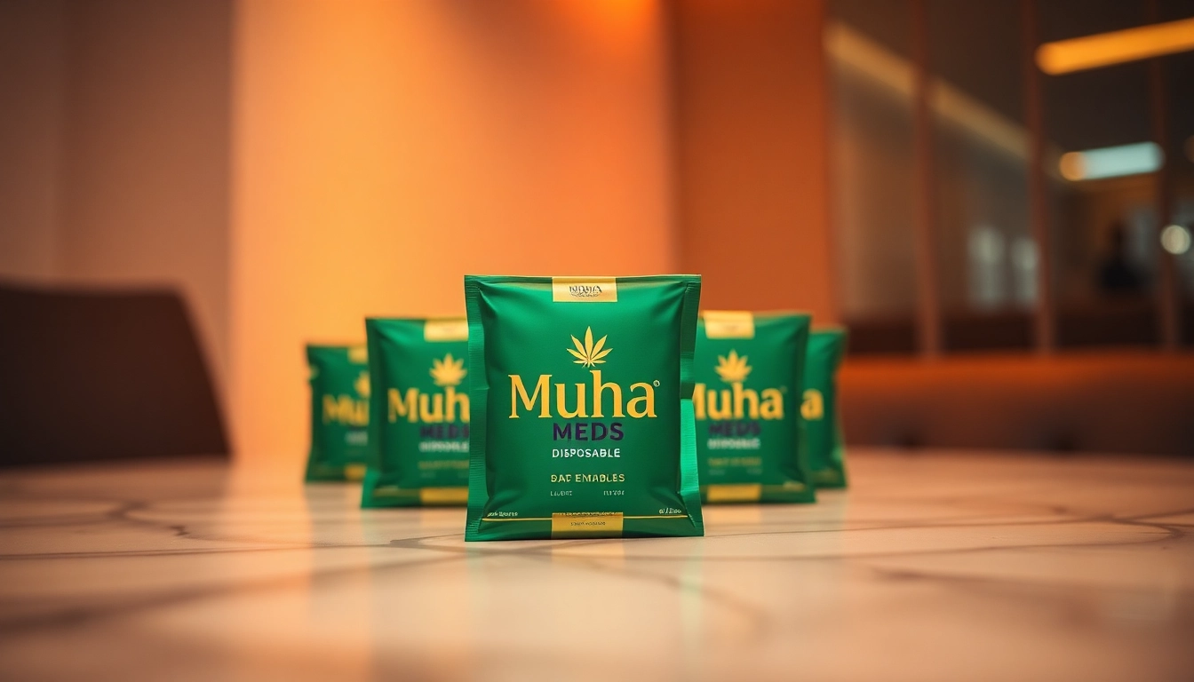 Experience the quality of Muha Meds Disposables with their sleek design and rich flavor.