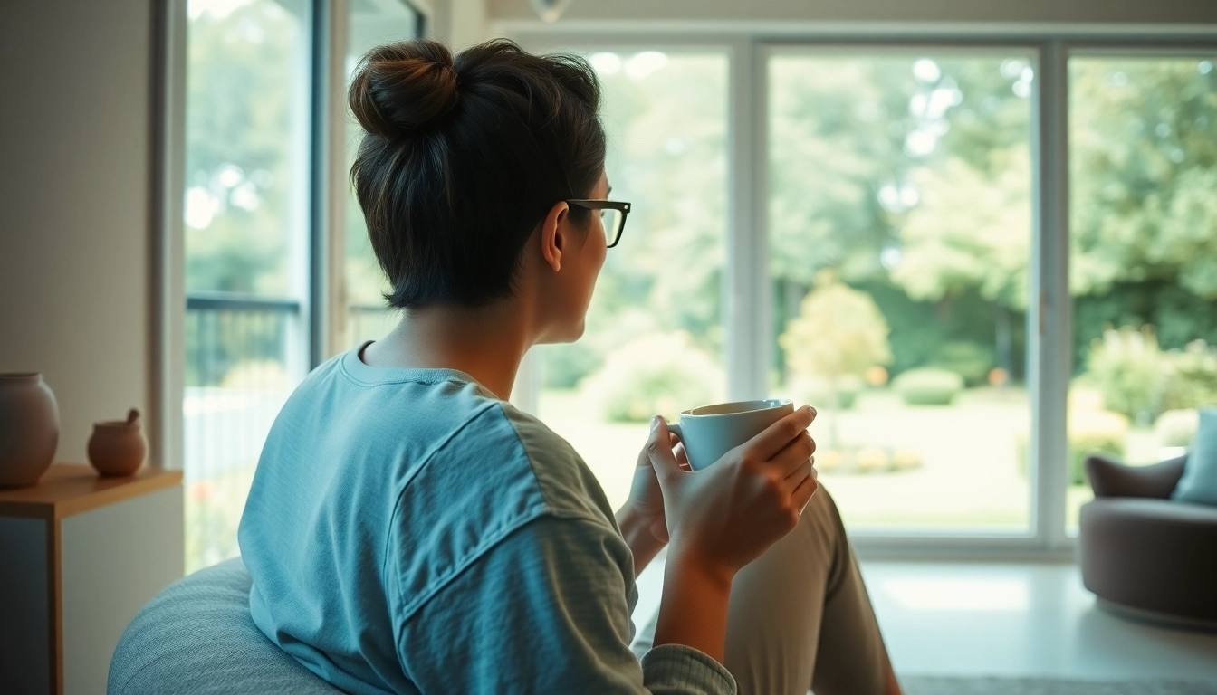 Engaging wellness environment from healthlifeherald.com with a person enjoying tea by a sunny window.