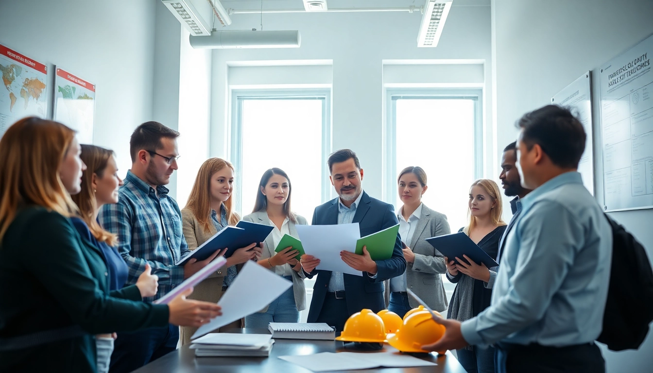Explore nvq level 6 occupational health and safety answers with a professional consulting team in a modern office.