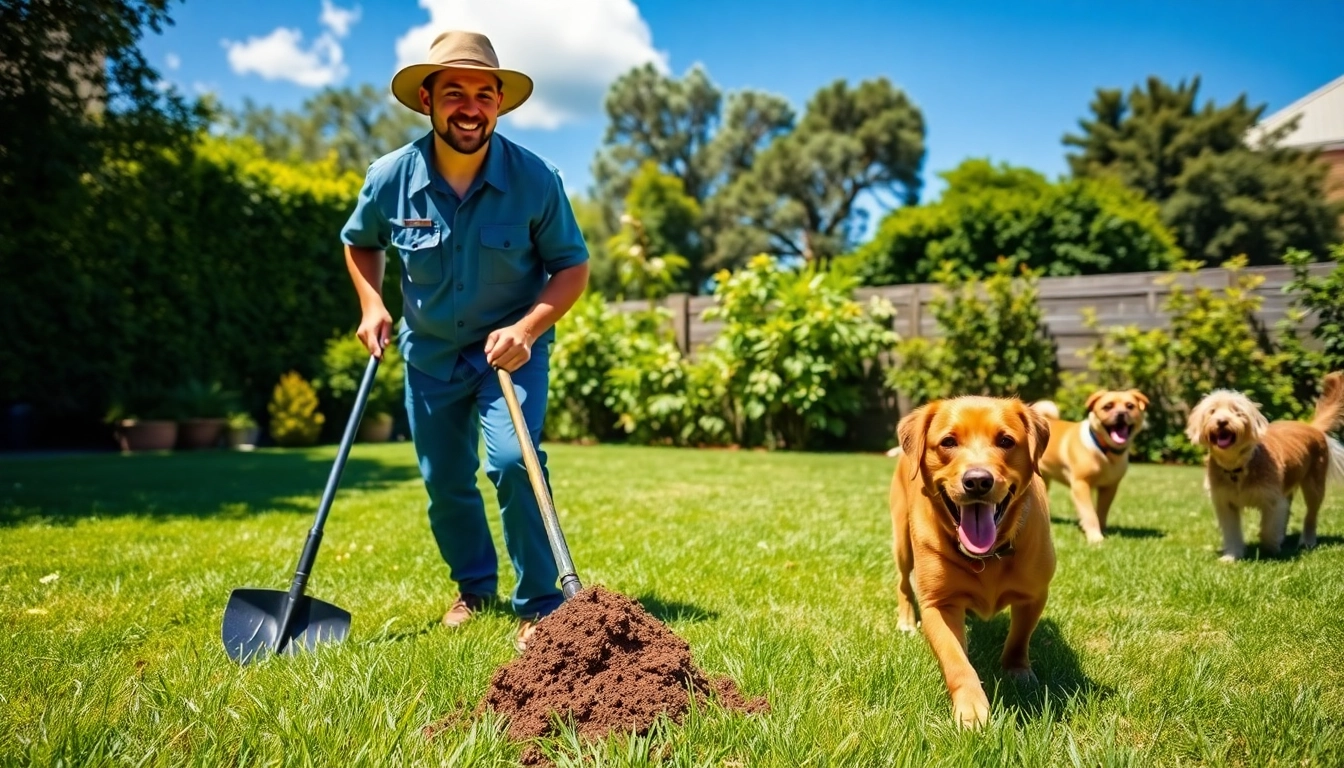 Experience an affordable pooper scooper service San Antonio with professionals handling pet waste removal in a clean yard.