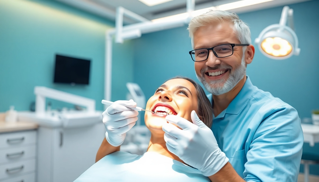 Patient receiving dental checkups in a professional environment, highlighting care and comfort.