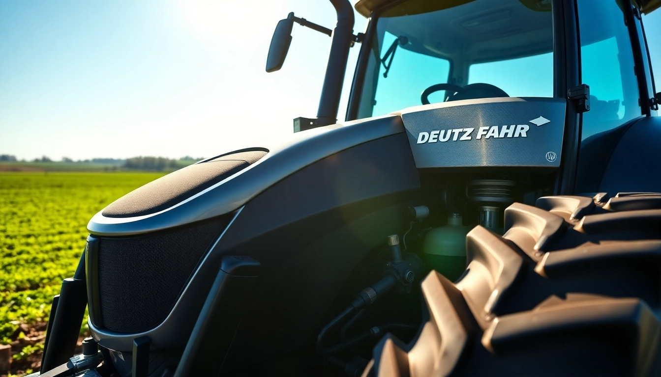Deutz Fahr Traktor in Aktion auf modernem Ackerland mit innovativer Technologie