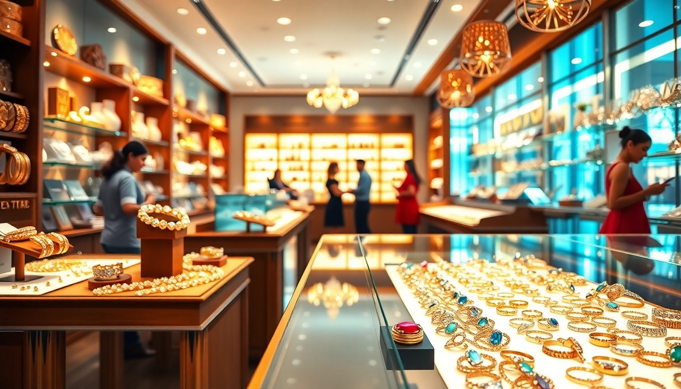Discover unique designs at jewelry stores near me with elegant displays and vibrant gemstones.