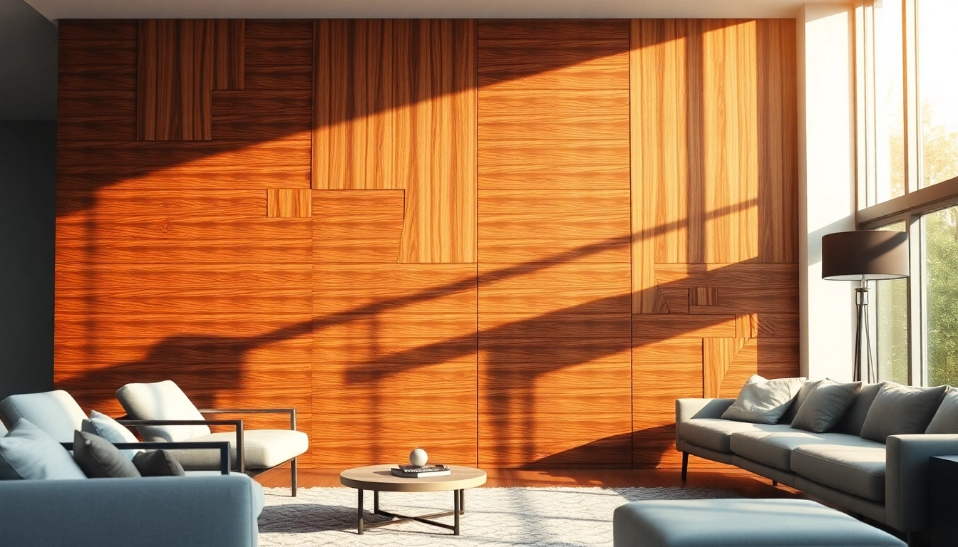 Enhance your space with decorative wood panels, showcasing intricate textures and warm tones.
