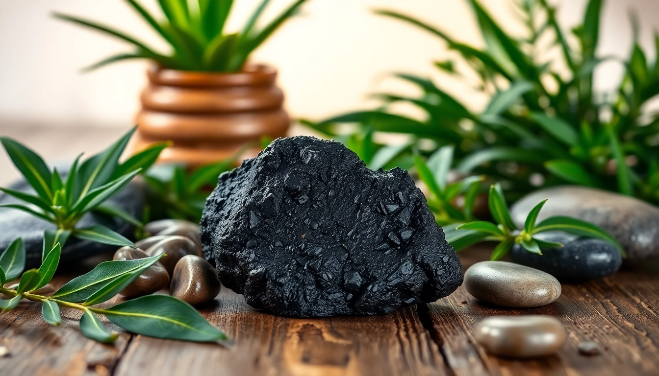 Shilajit For Weight Loss showcased in a tranquil wellness environment emphasizing natural health.